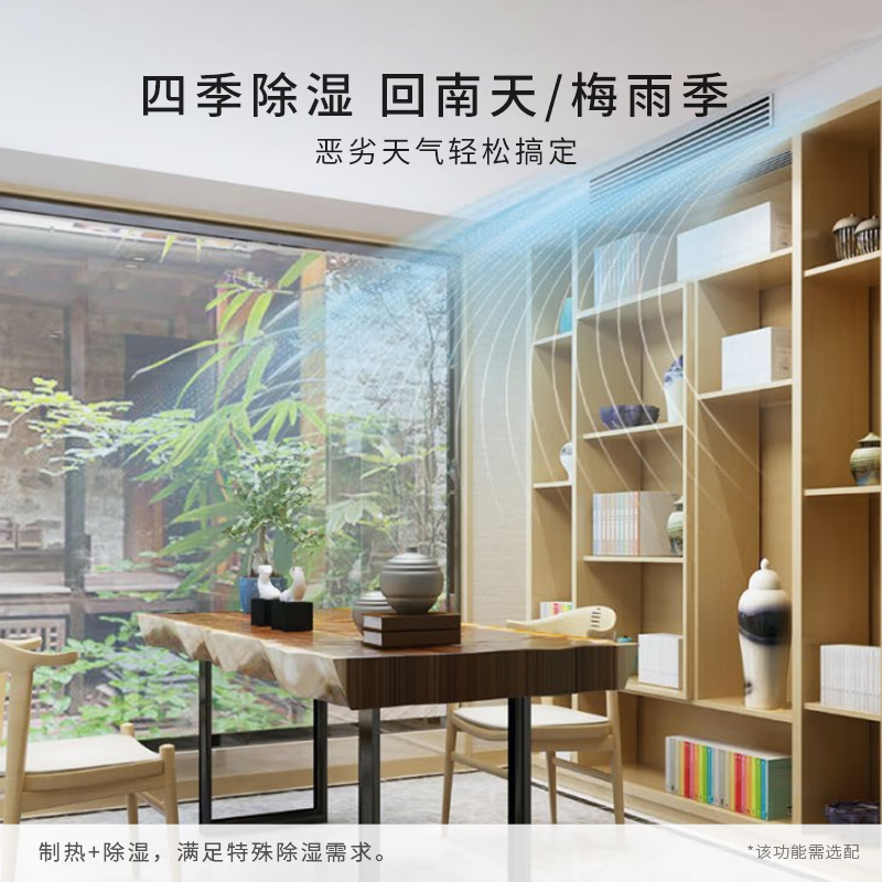 Hitachi Hitachi/Hitachi central air conditioner one to five one to six household variable frequency heating and cooling multi-connected VAM Zunrui - full-efficiency series multi-connected dehumidification and purification first-level energy efficiency 7 HP first-level energy efficiency one to six 180 suitable for four rooms and two living rooms