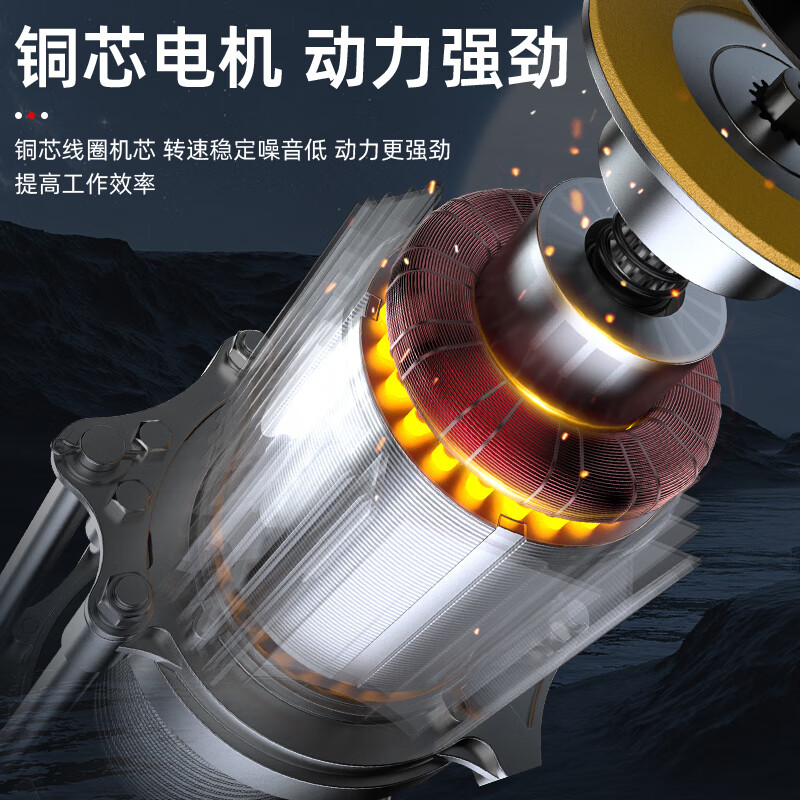 Hugong electric hoist multi-function crane aluminum shell hoist 220V 1 ton 2 ton T winch crane home separate wireless remote control