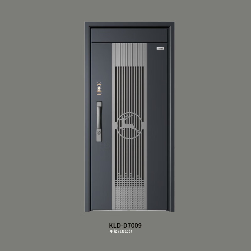 KLD-D7009 Korean style spliced ventilated flat door center door