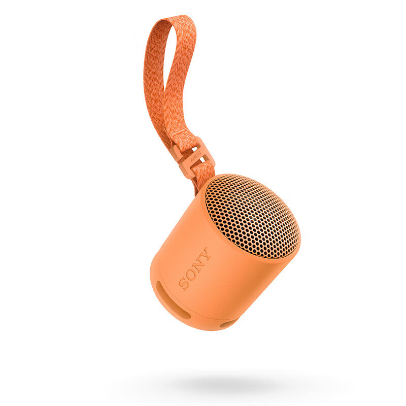 Sony (SONY) SRS-XB100 Wireless Bluetooth Speaker Mini Portable Audio Outdoor Subwoofer Heavy Bass 16 Hours Battery Life IP67 Waterproof and Dustproof Gift for Boyfriend, Girlfriend and Student Orange