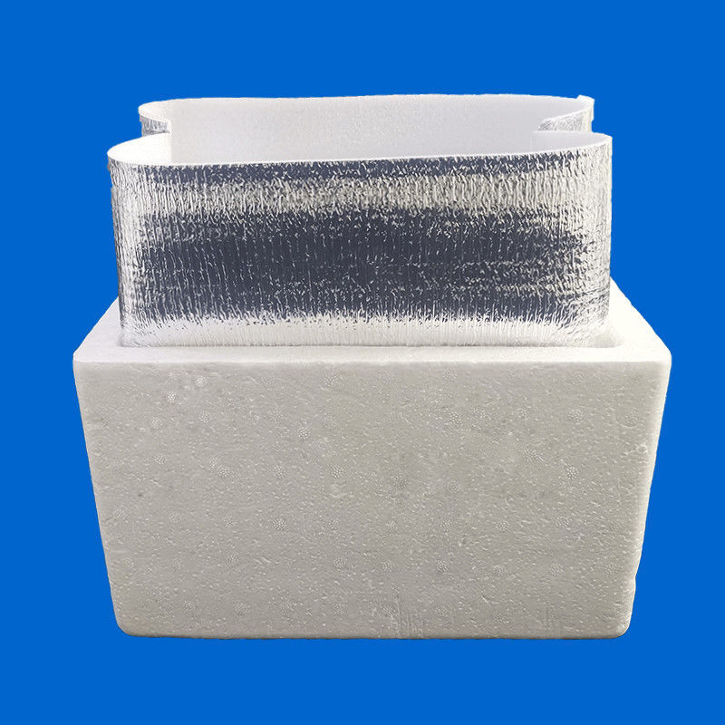 Postal box foam box matching carton set vegetables, fruits, fresh frozen products, seafood express insulated fresh-keeping box No. 7 + carton (40 sets)