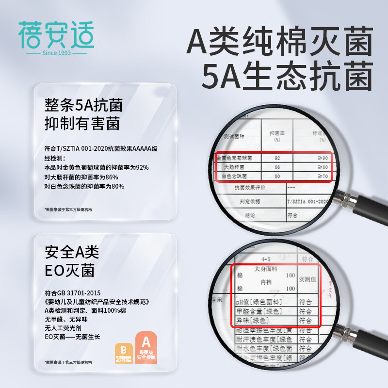 Beianshi children's disposable underwear boys' pure cotton boxer color sterile Class A travel portable no-wash daily disposable 5-pack