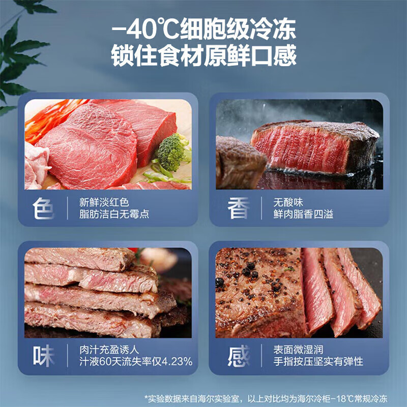 Haier Freezer Horizontal Home Refrigerator First Level Energy Efficiency Energy Saving Quick Freezing and Reducing Frost Ultra Low Temperature Small Large Capacity Vertical Freezer Mini Small Freezer -40 Ultra Low Temperature Double Antibacterial丨Computer Temperature Control 200L Hot Style Recommendation New Level Energy Efficiency丨No Defrosting