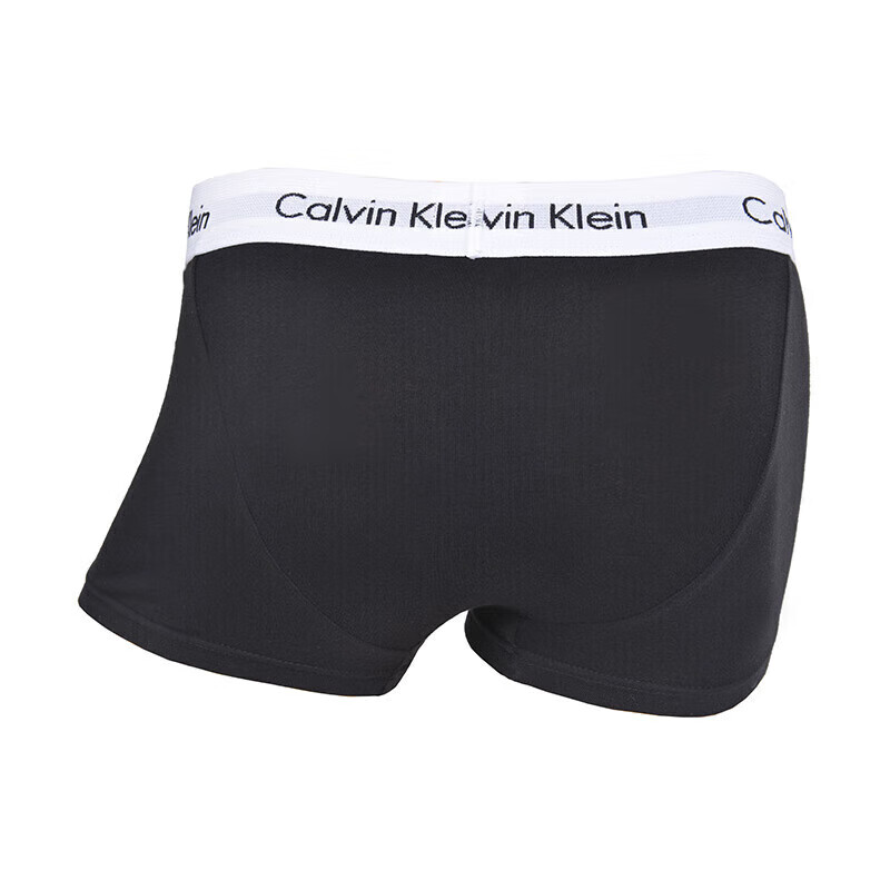 Calvin Klein underwear men's ck three-pack jacquard cotton anti-pinch low-waist boxer briefs L gift
