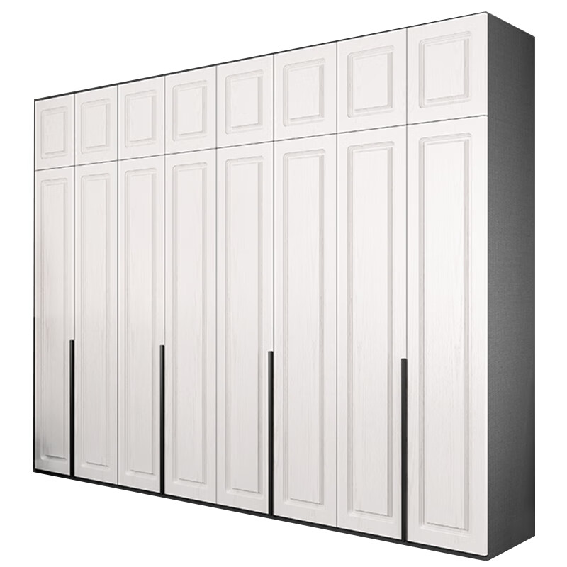 Aoyanlai all-aluminum wardrobe aluminum alloy wardrobe wardrobe all-aluminum furniture whole house custom locker aluminum cabinet home bedroom 6 doors