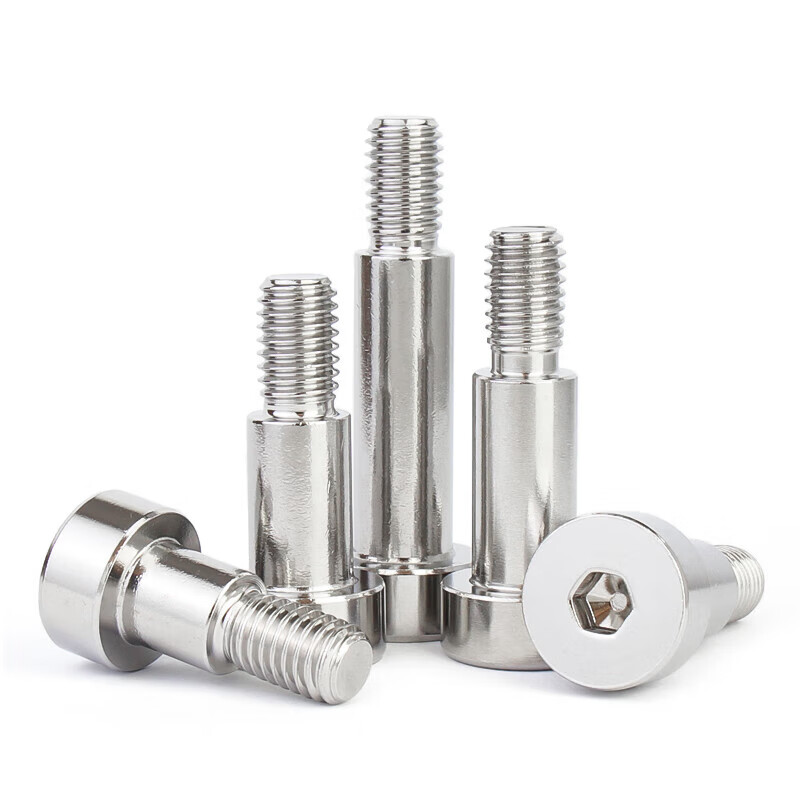 Jinchao 304 stainless steel hexagon socket plug screw shoulder shoulder equal height limit step bolt M34M6M8 6*8*M5 (5 pieces)