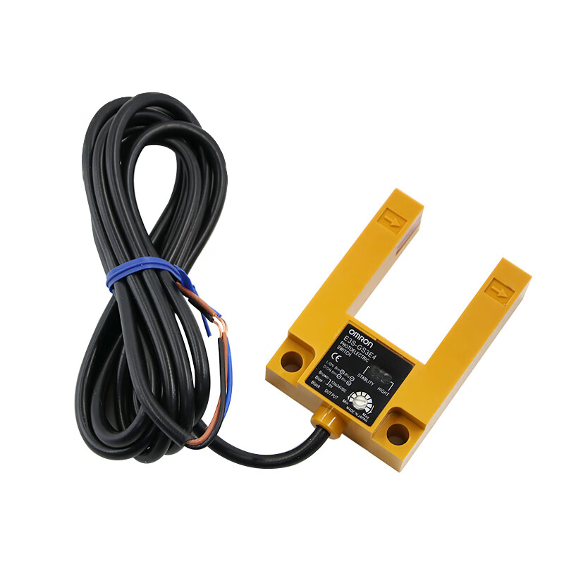 Suitable for Omron photoelectric switch E3S-GS3E4 elevator leveling sensor 3-wire elevator accessories slot U-shaped E3S-GS3E4 (three-wire plastic shell)
