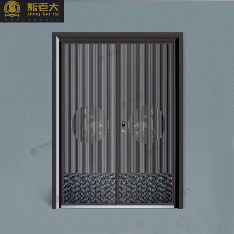 Xiongboda XLD-Z-1018 aluminum-wood armored door magnesium alloy villa door 4490 yuan/square meter