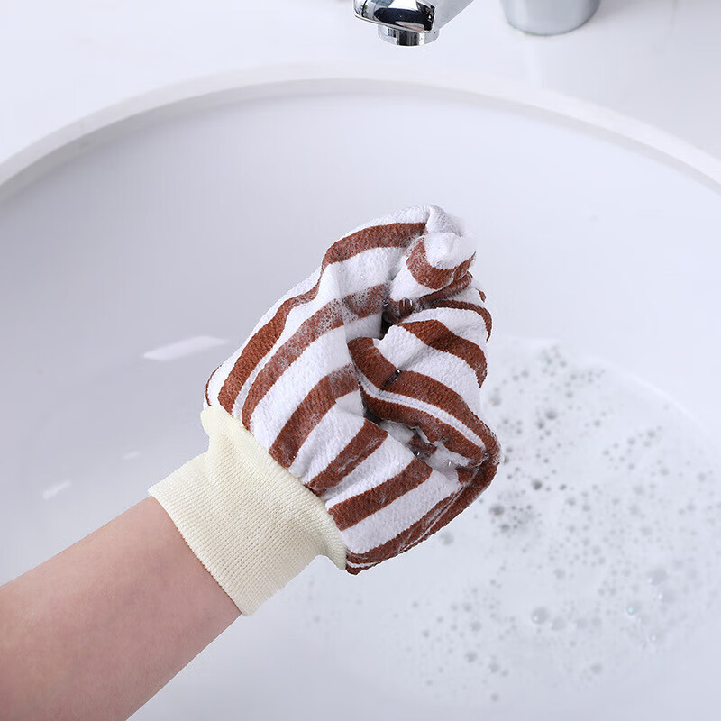 Powerful decontamination bath towel double-sided thickened bath towel coarse sand bath towel artifact bath back rub artifact poke bath towel random color