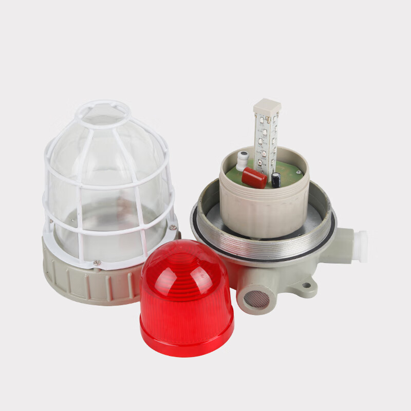 Explosion-proof sound and light alarm 220V36V24V red, green and yellow warning light 110 decibel BBJ alarm light BBJ-110 decibel AC220v three colors