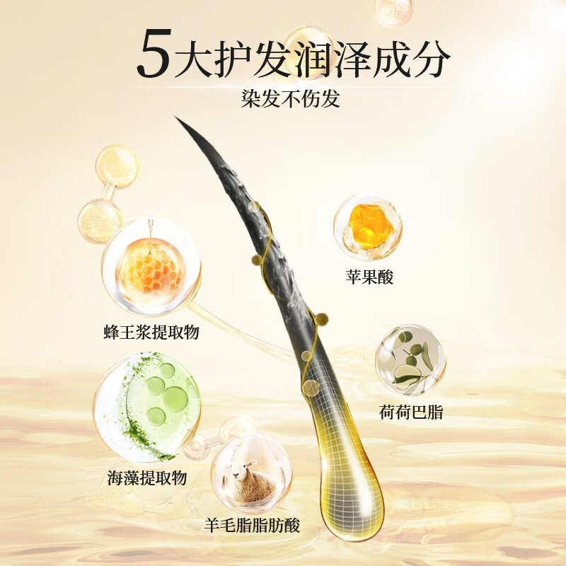 Kao (KAO) whitening hair dye Blaune No. 7 black brown plant whitening hair dye bubble dye imported