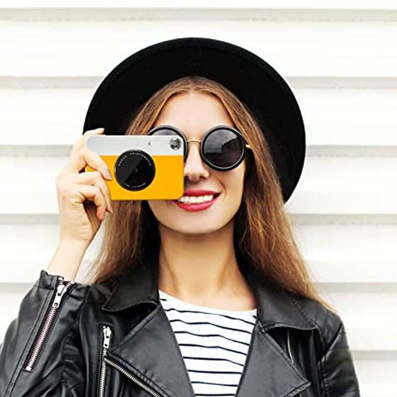 KODAK Printomatic 5MP instant printing camera full color printing rechargeable yellow