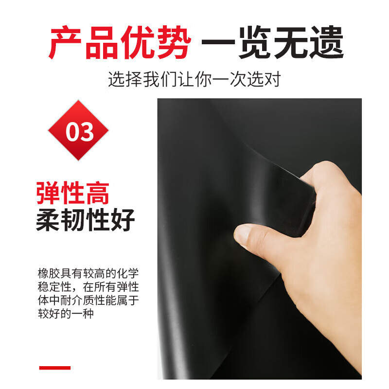 Baige Insulation Mat 6KV High Voltage Rubber Plate Power Distribution Room Insulation Rubber Mat Table Mat Black Industrial Rubber Oil-resistant Floor Rubber 6KV Black Insulation Mat 1m*1m*3mm