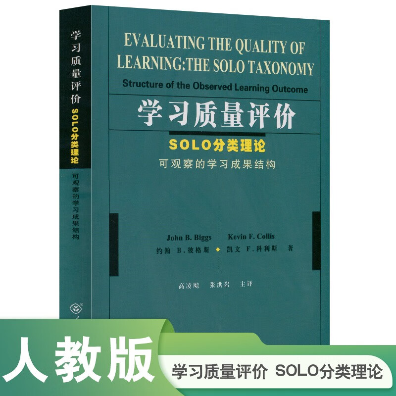 Learning quality evaluation SOLO classification theory observable learning outcome structure