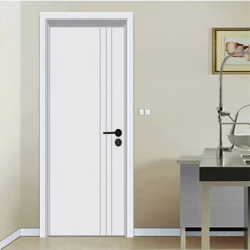 Vinoa bedroom door wooden door door room door door set door full package installation ecological door factory direct sales interior door BD-white simple flat door ecological single door
