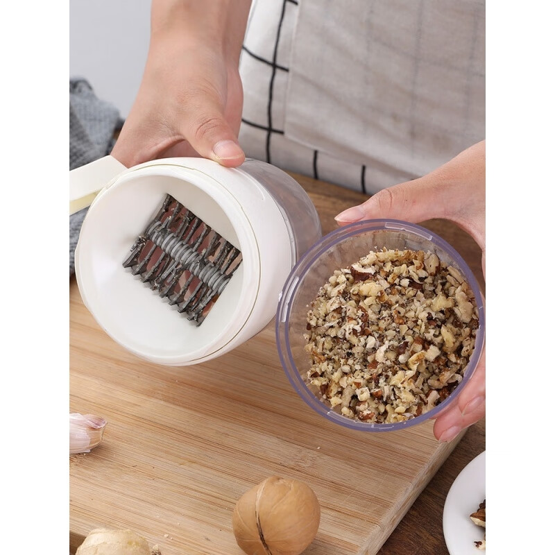 CLCEY food nut panax notoginseng grinder grinder mini dog food small grinder artifact grinder mixing gray