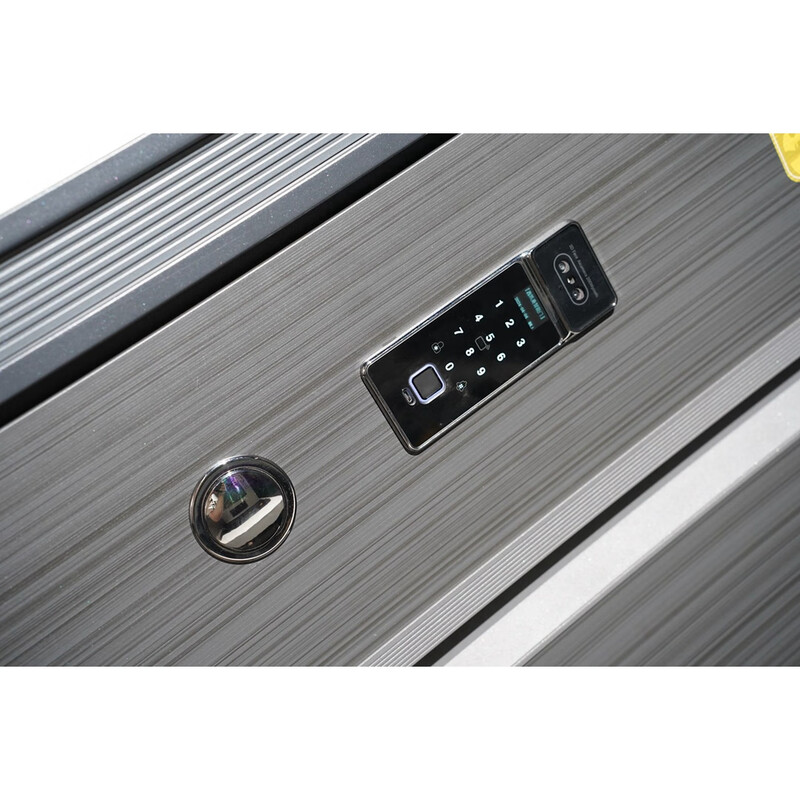 Xinkaiman T-shaped aluminum edged Kaison 1160*2050 anti-theft door security door bulletproof door