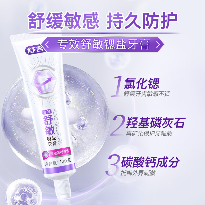 Shuke Special Sensitivity Strontium Salt Toothpaste Soothes Sensitivity and Gentle Cleansing 120g Mint Scent New and Used Randomly