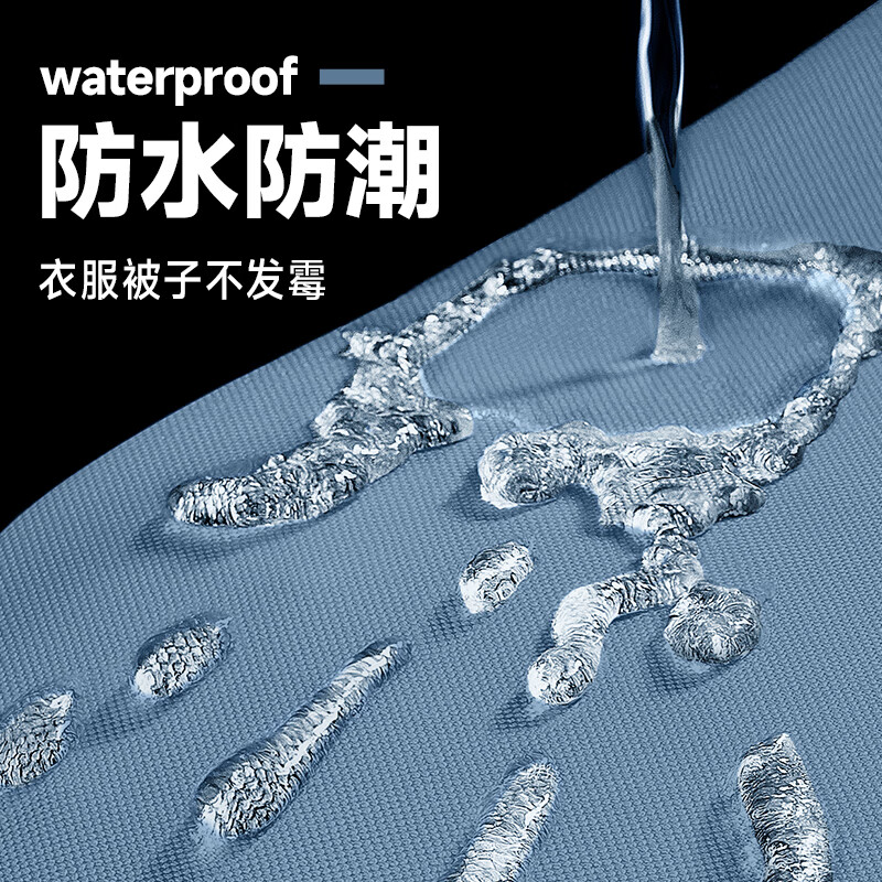 Angtu student quilt storage bag quilt clothing moving packing bag woven bag large capacity snakeskin luggage bag 180L 1 pack - for students living on campus