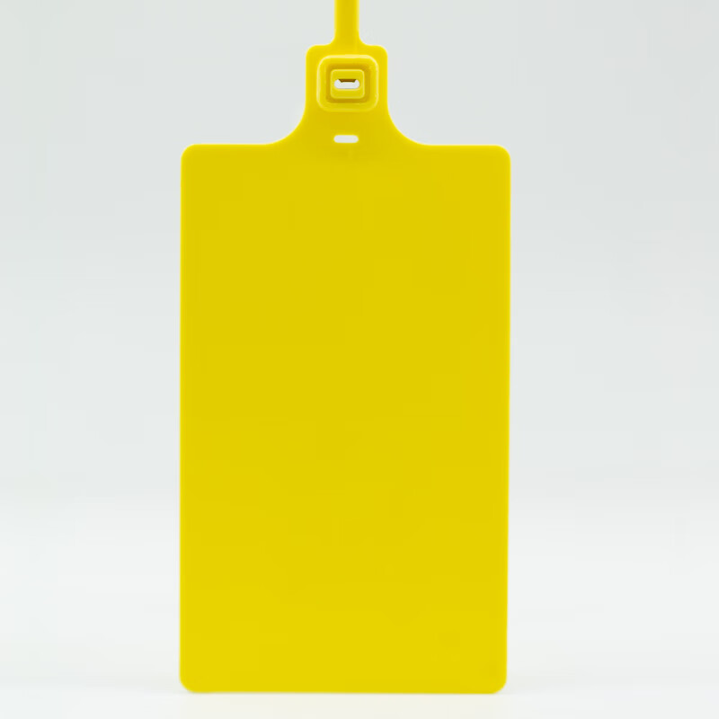 Junyue Logistics Plastic Label Seal Disposable Hanging Tag Zhongtong Express Baishi Huitong Yunda Express Applicable Logo Tag Integrated Large Signage Tie Customization JY-OPD.250F Yellow 100 Strips