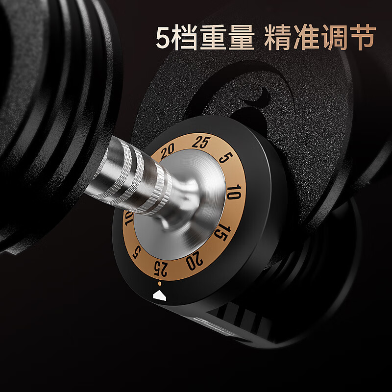 Merrick Dumbbell Adjustable Heavy Weight Men's Professional Fitness Home Women's Set Training Combination Equipment One Pair Total Weight 25 Pounds Approximately 2.3-11.2KG