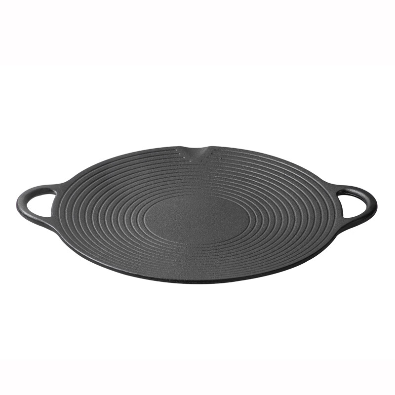 Telssida cast iron grill pan outdoor cassette stove barbecue plate uncoated barbecue pot large teppanyaki non-stick camping home