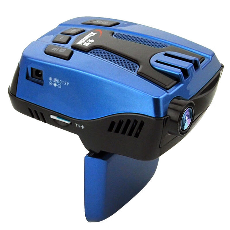 Prophet T2 car driving recorder electronic dog speed all-in-one high-definition installation-free fixed mobile radar royal blue official standard single lens