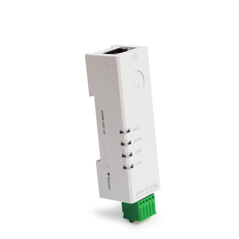 Renmin Internet of Things ultra-small size lipstick rail type RS485 to Ethernet single serial port server USR-DR134