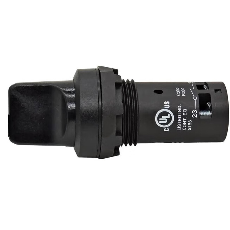 Original ABB knob two-position two-speed three-speed self-locking selection button switch C3SS1 C2SS2-10B 10R-11 normally open and normally closed contact C3SS1-10B-20 three-speed 2 normally open lock