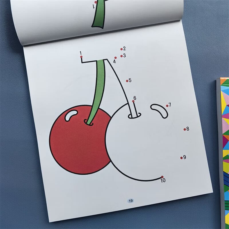 Morning Breeze Children's Painting Enlightenment Book 3-6 year old baby connecting numbers 1-20 Toddlers Connecting Drawings Toddlers Connecting Drawing Basics