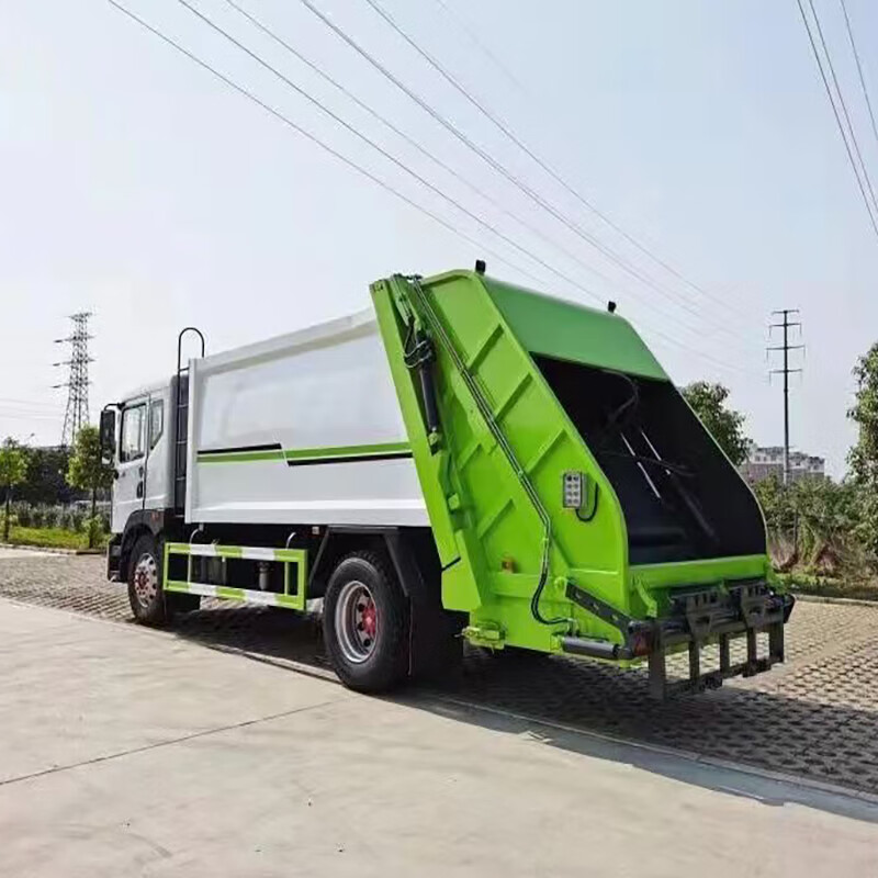 Zhongxiangyun 12 cubic meter compressed garbage truck Dongfeng Dolica compressed garbage transfer truck camp area domestic garbage collection truck sanitation truck cleaning truck 12 cubic meter Dolica D9 compressed garbage truck