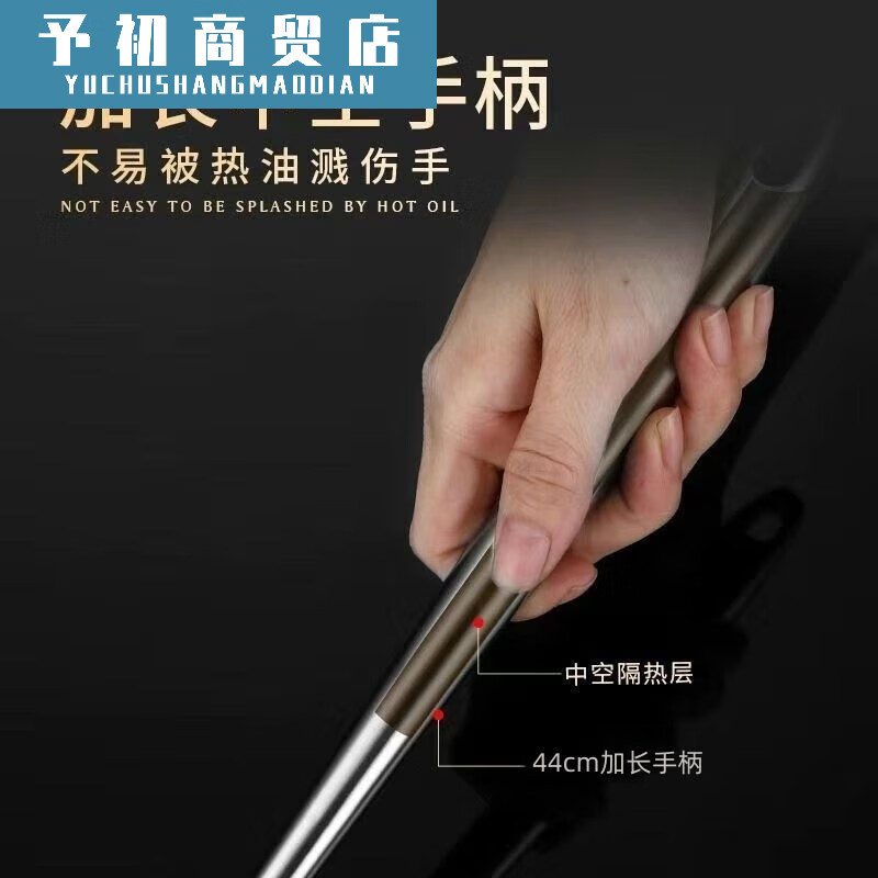 316 stainless steel spatula cooking spoon with long handle cooking spatula kitchen utensils home chef extra thick frying spoon 316 steel rosewood handle 4-piece set