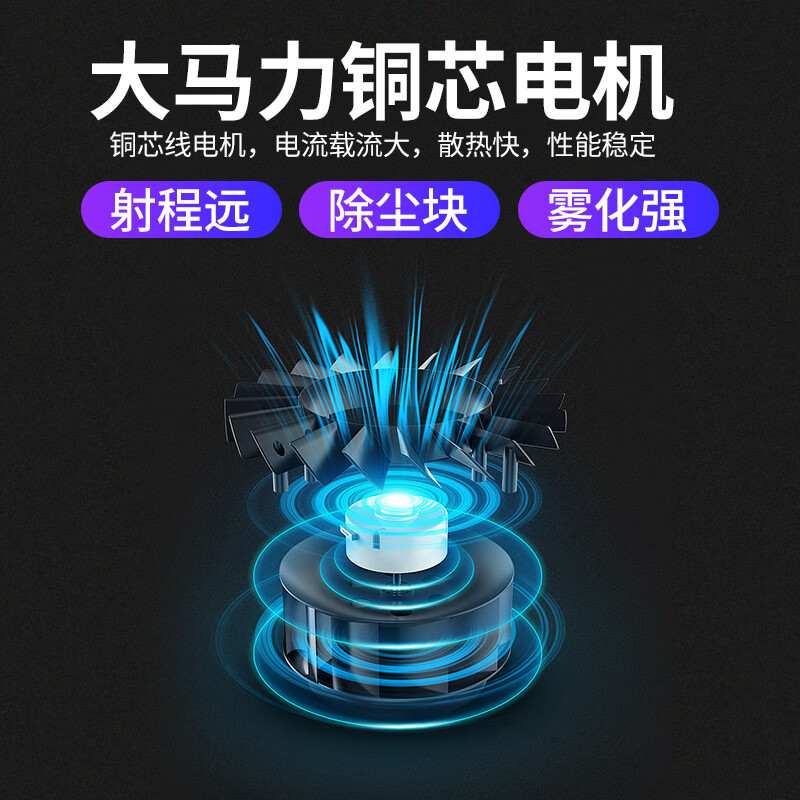 Coneb 50-meter industrial-grade fog cannon machine dust removal and cooling vehicle-mounted cannon fog machine coal mine noise reduction spraying high-power environmental protection equipment