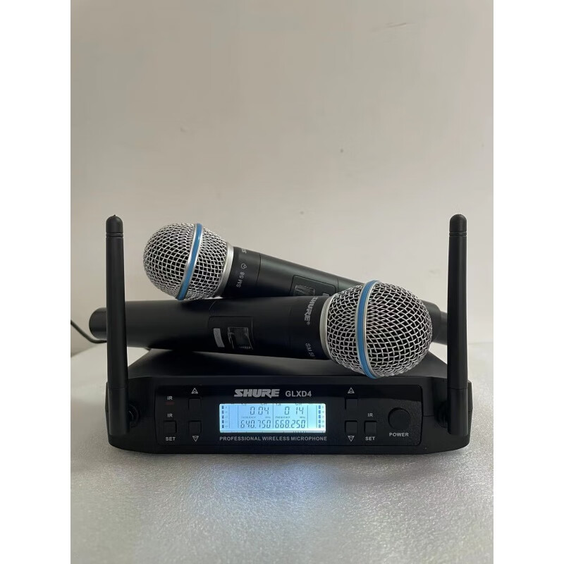 SHURESHUREGLXD4 one-to-two wireless microphone stage FM KTV conference performance microphone GLXD4