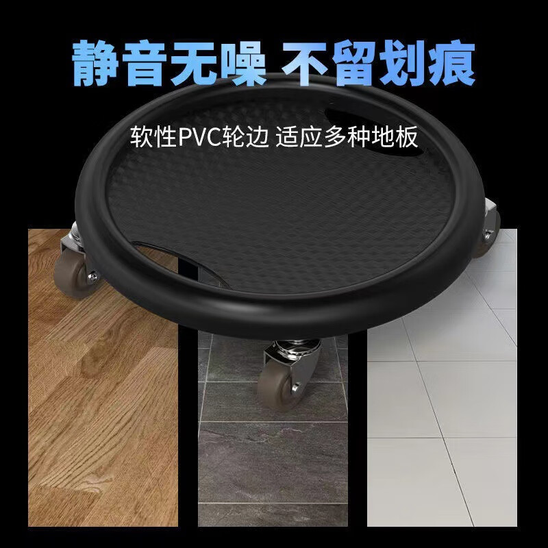 Hunter Abdominal Muscle Roulette Sliding Shaping Abdominal Wheel Silent Home Abdominal Fitness Vest Line Trainer Four-Wheel Sliding Black Abdominal Tray + Kneeling Mat