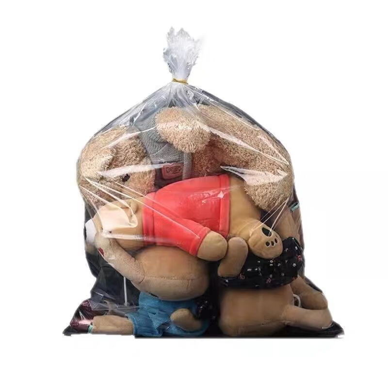 Quilt bag, quilt packing bag, transparent dust-proof storage bag, extra-large moisture-proof plastic organizing and moving bag 90*120 (suitable for double quilt), home use (10 thick)