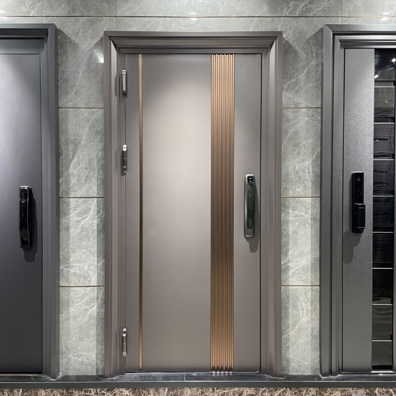 Vinoa manufacturer customized Korean style entry door minimalist Korean door double door anti-theft door single door high-end Korean door 980*2180*150