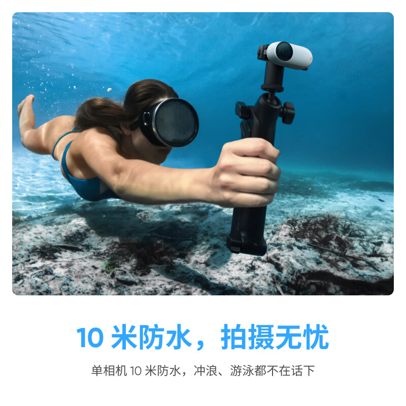 Flagship debut GO 3S 4K thumb camera Vlog cycling parent-child sports camera camera pocket camera (Xingyao Black 128G All-in-one Suit)