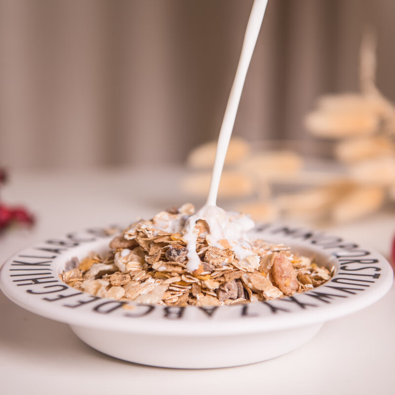 Sante Poland imported multi-fruit breakfast oatmeal 1000g/bag brewed nutritious oatmeal full meal replacement