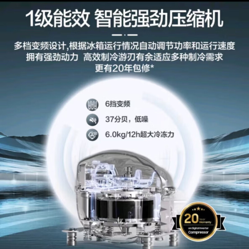 Samsung (SAMSUNG) official refurbished machine, original imported 615 liters Samsung AI refrigerator, embedded four-door refrigerator, frequency conversion three systems, large capacity sterilization, touch automatic door refrigerator, green brocade gray RF62DB9CGC3GSC