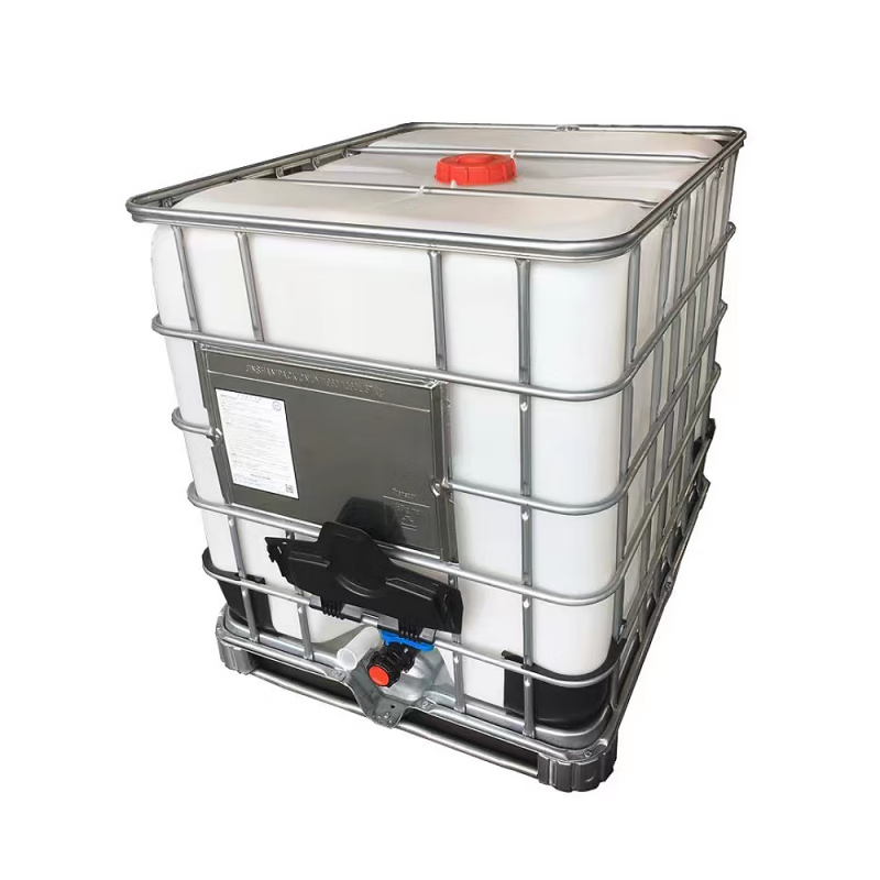 Ton barrel 1 ton container square vehicle-mounted chemical plastic barrel square water barrel oil barrel diesel barrel 500L 1000 liter new 1000 liter white (conventional) weight 57KG