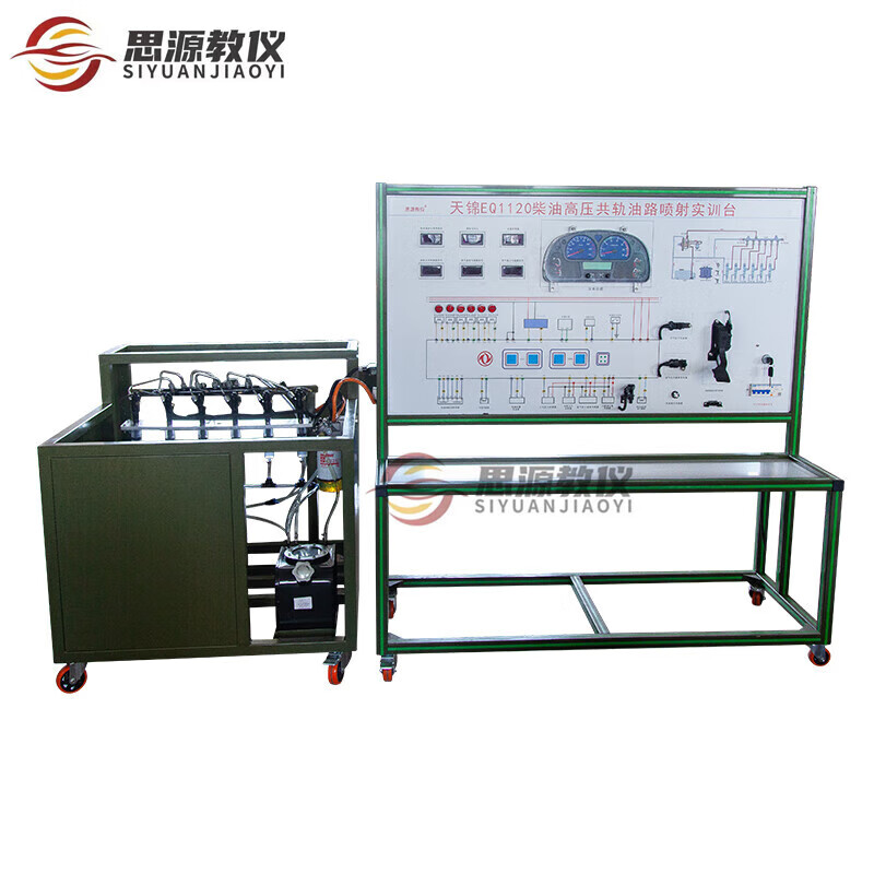 Siyuan teaching instrument automobile SY-DF-F02 Dongfeng Tianjin EQ1120GA2 full vehicle oil circuit comprehensive training platform common rail teaching board