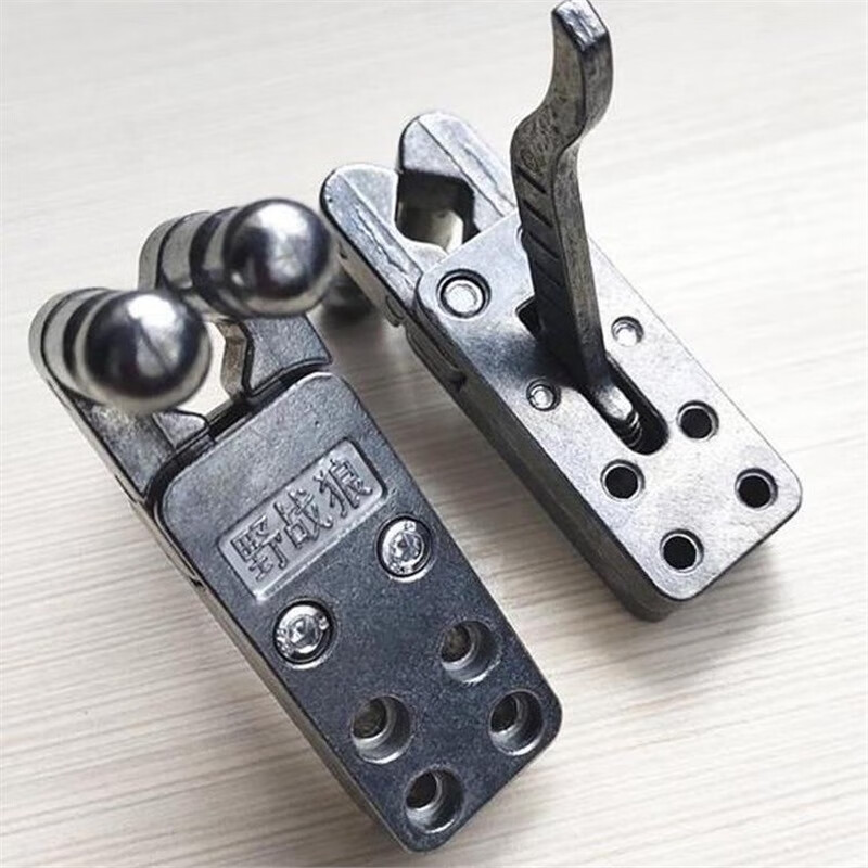 Clamp, Releaser, Gear Linked Dispenser, Slingshot, Outdoor Products, Slingshot Enthusiasts, Zinc Alloy Release with Screws + Wrench