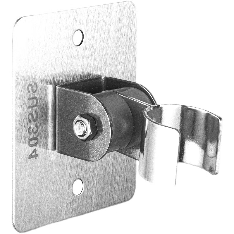 AZOS stainless steel exposed mixing valve hot and cold shower set faucet electric water heater solar switch booster nail-free stainless steel shower seat