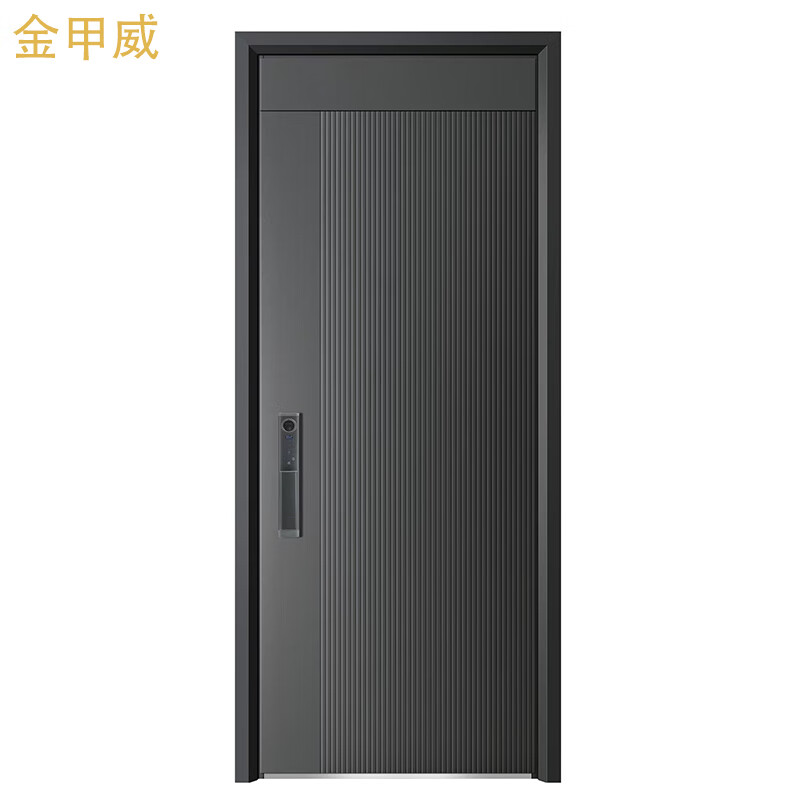Jinjiawei Door Industry (A07 Jinzheng) Class A safety door carved aluminum plate entrance door supports private customization A07 Jinzheng single door