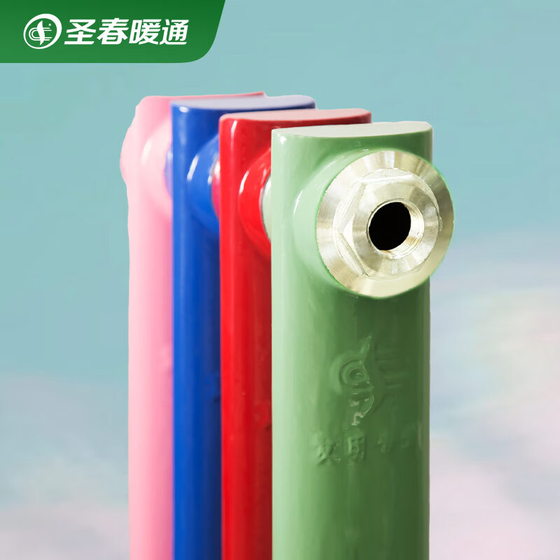 Shengchun boutique home decoration cast iron radiator radiator, new inner cavity sand-free technology, Gaodi 1600, 40-year warranty, milky white, 1600mm center distance