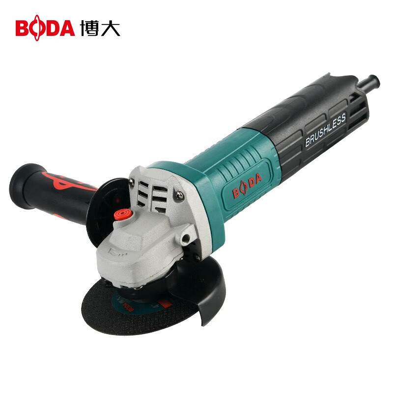 Boda Boda brushless angle grinder multifunctional grinder grinder hand grinder polisher hand grinding wheel professional cutting machine BLG9-100 all copper brushless side switch bare metal
