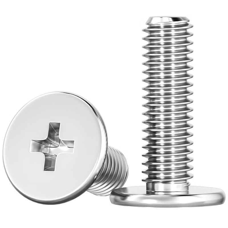 Fengji M0.8-M4 304 stainless steel CM ultra-thin head cross flat head screw large flat head extremely low C head M2M3M4 M2*3 (head diameter 4) 500 pieces