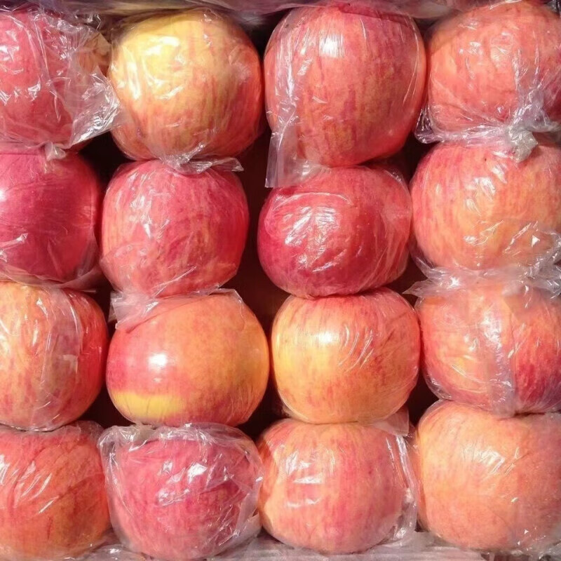 Freshly picked red Fuji apples from Shaanxi are in season, crispy, sweet and ugly apples, rock sugar crispy Fuji apples, whole box, selected 9kg, net weight 8-8.5kg, 80mm and above
