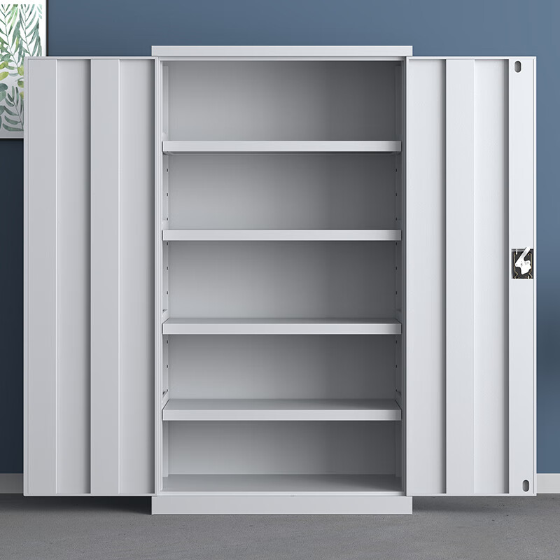 Thickened hardware industrial-grade heavy-duty tool cabinet workshop factory storage with hanging plate split mobile storage storage cabinet gray and white tool cabinet 5 layers thickened